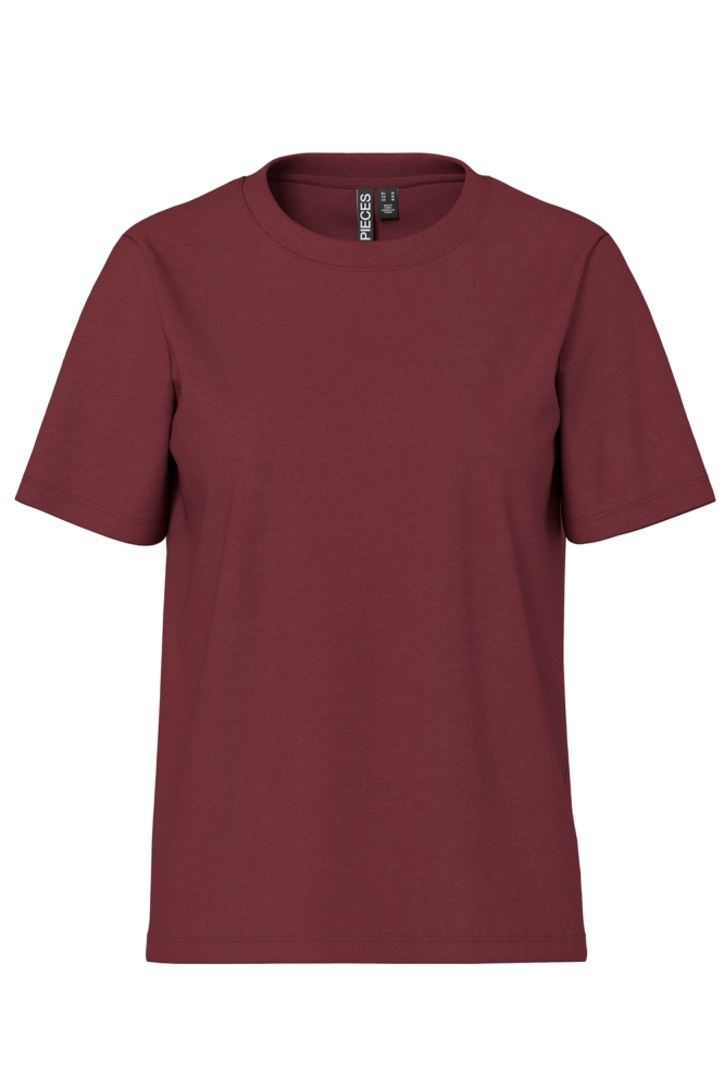 PCRIA SS SOLID TEE JRS NOOS BC 17140802 TAWNY PORT